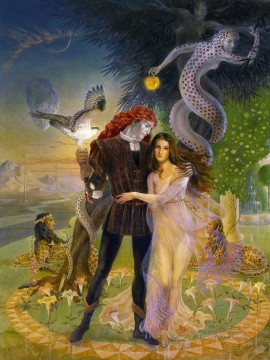 Fantasía popular Painting - amor metalico fantasia